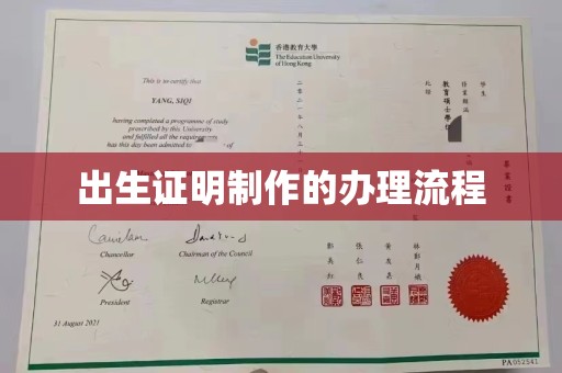 慈利出生证明制作的办理流程