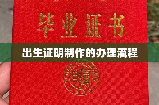慈利出生证明制作的办理流程