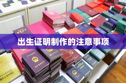 慈利出生证明制作的注意事项